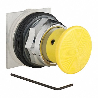 Non-Illum Push Button Operator Yellow