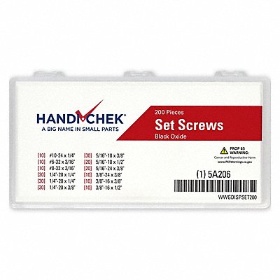 Socket Screw and Set Screw Assortments