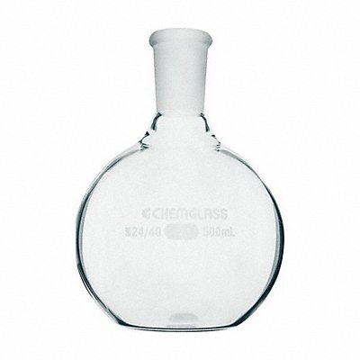 Flat Bottom Flask 500 mL 145 mm H