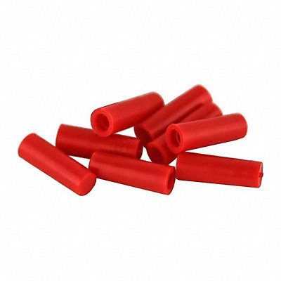 Cap 3 mm Dia Red PK100