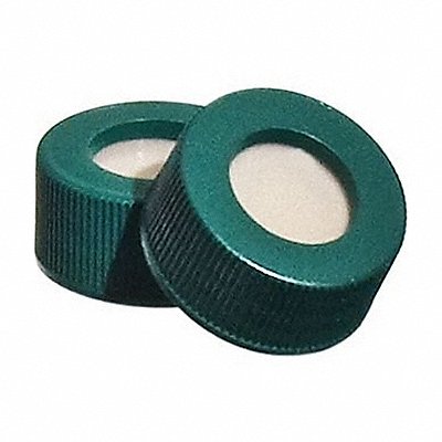 Cap 13 mm Dia Green PK100