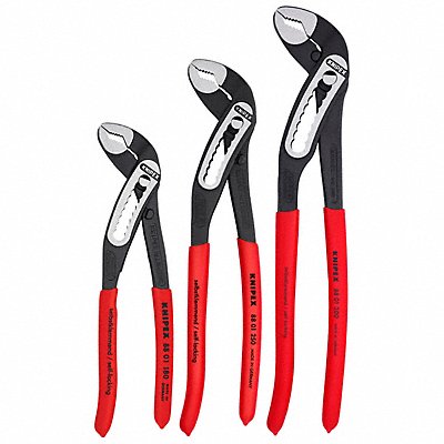 Water Pump Plier Set Dipped 3 Pcs