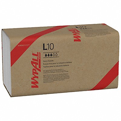 Dry Wipe 9-1/4 x 10-1/2 White PK12
