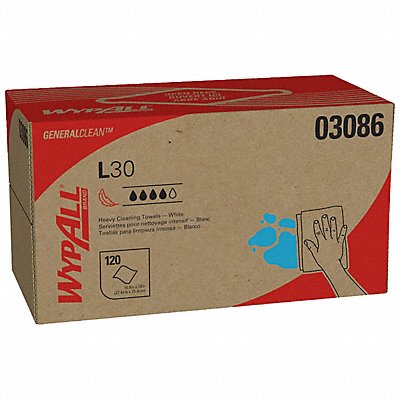 Dry Wipe 9-3/4 x 10 White PK10