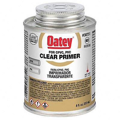 PVC Primer Clear 8 oz.