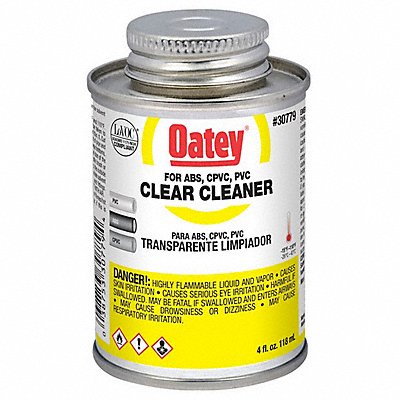 PVC Cleaner Clear 4 oz.