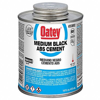 Pipe Cement 16 fl oz Black