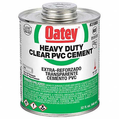 Pipe Cement 32 fl oz Clear