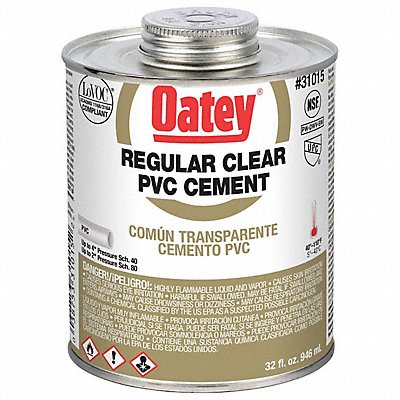 Pipe Cement 32 fl oz Clear