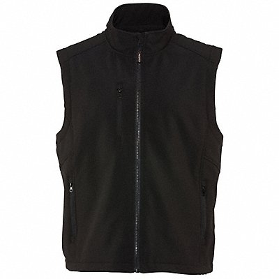 Softshell Vest Color Black Size 2XL