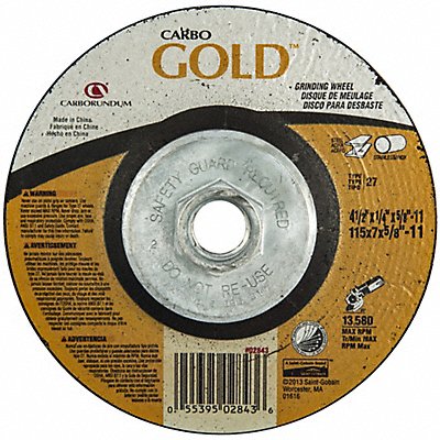 Depressed Center Grinding and Cut-Off Wheels
