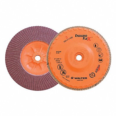 Flap Disc Coated 6 dia 10 200 RPM