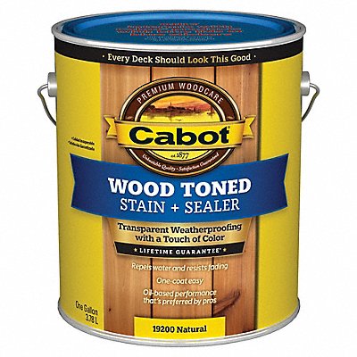 Exterior Stain Natural Toned Flat 1 gal.