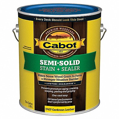 Stain Cordovan Brown SemiSolid Flat 1gal