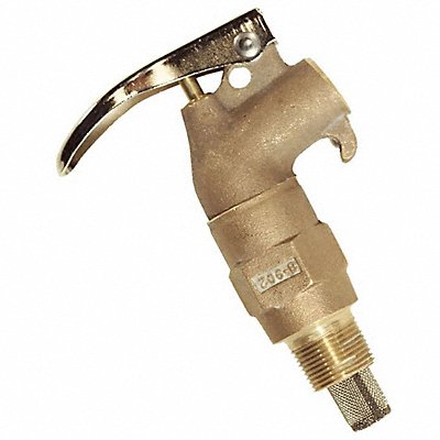 Rigid Safety Faucet Brass Brown NPS NPT