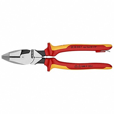 Linemans Plier 9-1/8 L Ergonomic