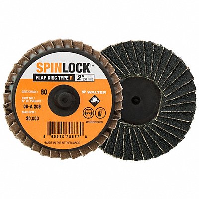 Flap Disc Threaded Hole 3 dia Dark Grey