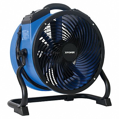 Floor Fan 14 in Dia Blade 115 V Blue