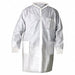 LabCoat Knit Cuffs Collar WHT MED PK25