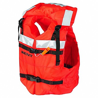 Life Jacket Ornge Fabric Adult Universl