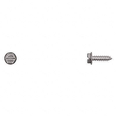 Zinc Sheet Metal Screws 6X1/2 HexWashe