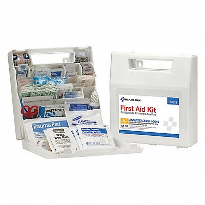 First Aid Kit 50 People Plastic 183 Comp