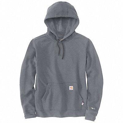 Flame Resistant Hooded Sweatshirt Gray