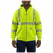 High Visibility Zip Up Sweatshirt 4XL