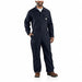 Coverall Zipper Stand Up Collar Blue XL