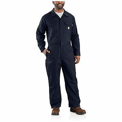 Coverall Zipper Stand Up Collar Blue 2XL