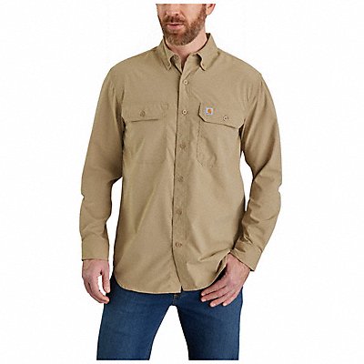 Long Sleeve Lightweight Button Down 2XL