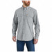 Long Sleeve Button Down Men s Gray 3XL