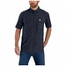 Short Sleeve Button Down Men s Navy 3XL