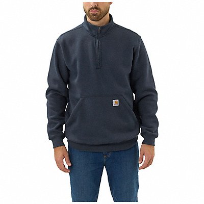 Mock Neck Quarter Zip Sweatshirt 3XL