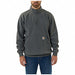 Mock Neck Quarter Zip Sweatshirt 2XL