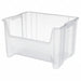 F8828 Stacking Bin Clear Plastic 12 7/16 in