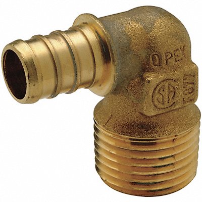 Elbow 90 Deg Low Lead Brass 1/2 Tube
