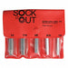 Screw Extractor Set 5pc HSS Pouch