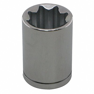 Socket Steel Chrome 7/8 in