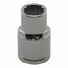 Socket Steel Chrome 9 mm