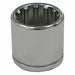 Socket Steel Chrome 1 3/8 in