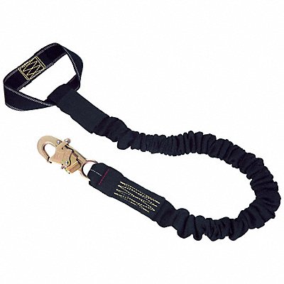 Arc Flash Shock-Absorbing Lanyard Black