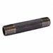 Black Pipe Nipple Threaded 1-1/2x9 