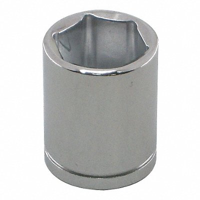 Socket Steel Chrome 16 mm