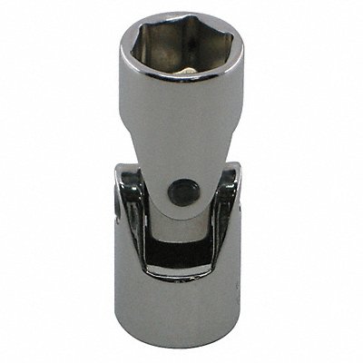 Flex Socket Steel Chrome 8mm