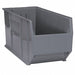 G7020 Bin Gray Polypropylene 17 1/2 in