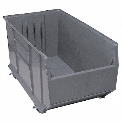 G7023 Mobile Bin Gray Polypropylene 17 1/2 in