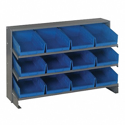 G7014 Bench Pick Rack 12x27x36in Blue