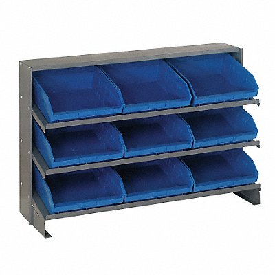 G7015 Bench Pick Rack 12x27x36in Blue