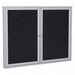 Enclosed Bulletin Board Rubber 36 x48 